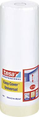 tesa  04368-00000-03 Pellicola di protezione per superfici tesa Easy Cover® Marrone chiaro (L x L) 33 m x 2.1 m 1 pz.