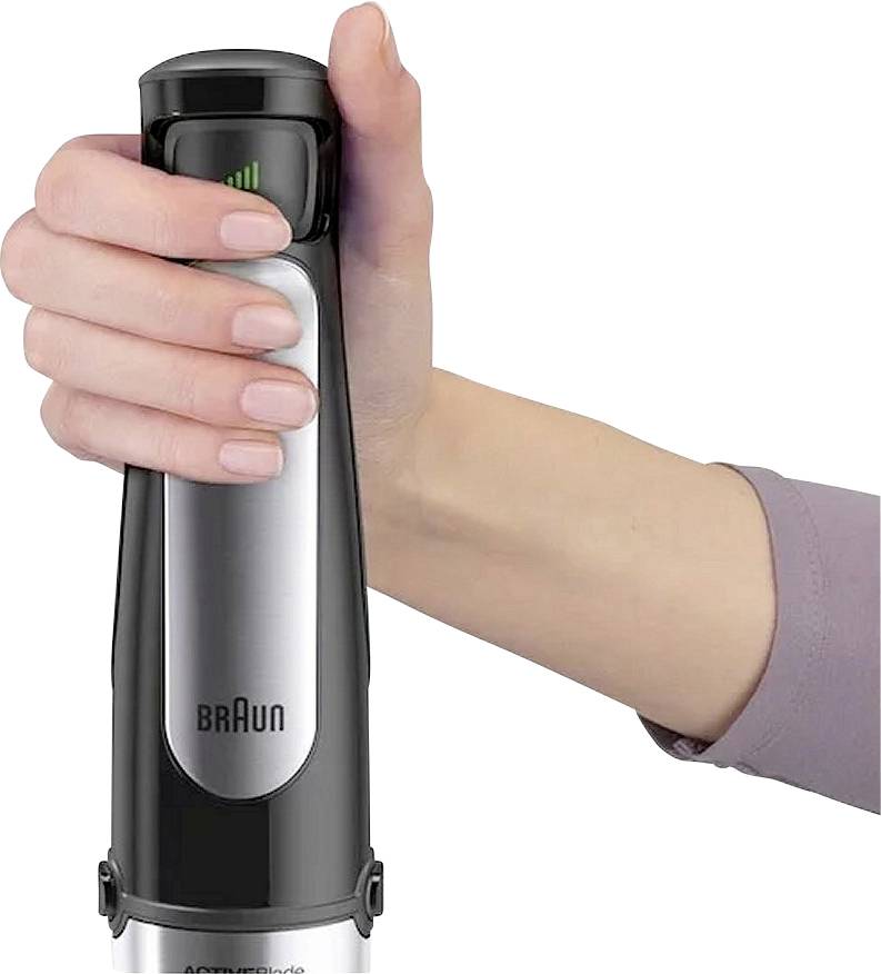 Braun MultiQuick 7 MQ 7075X Frullatore ad immersione 1000 W con misurino, con trituratore, con frusta frullatore, Sbatti-3