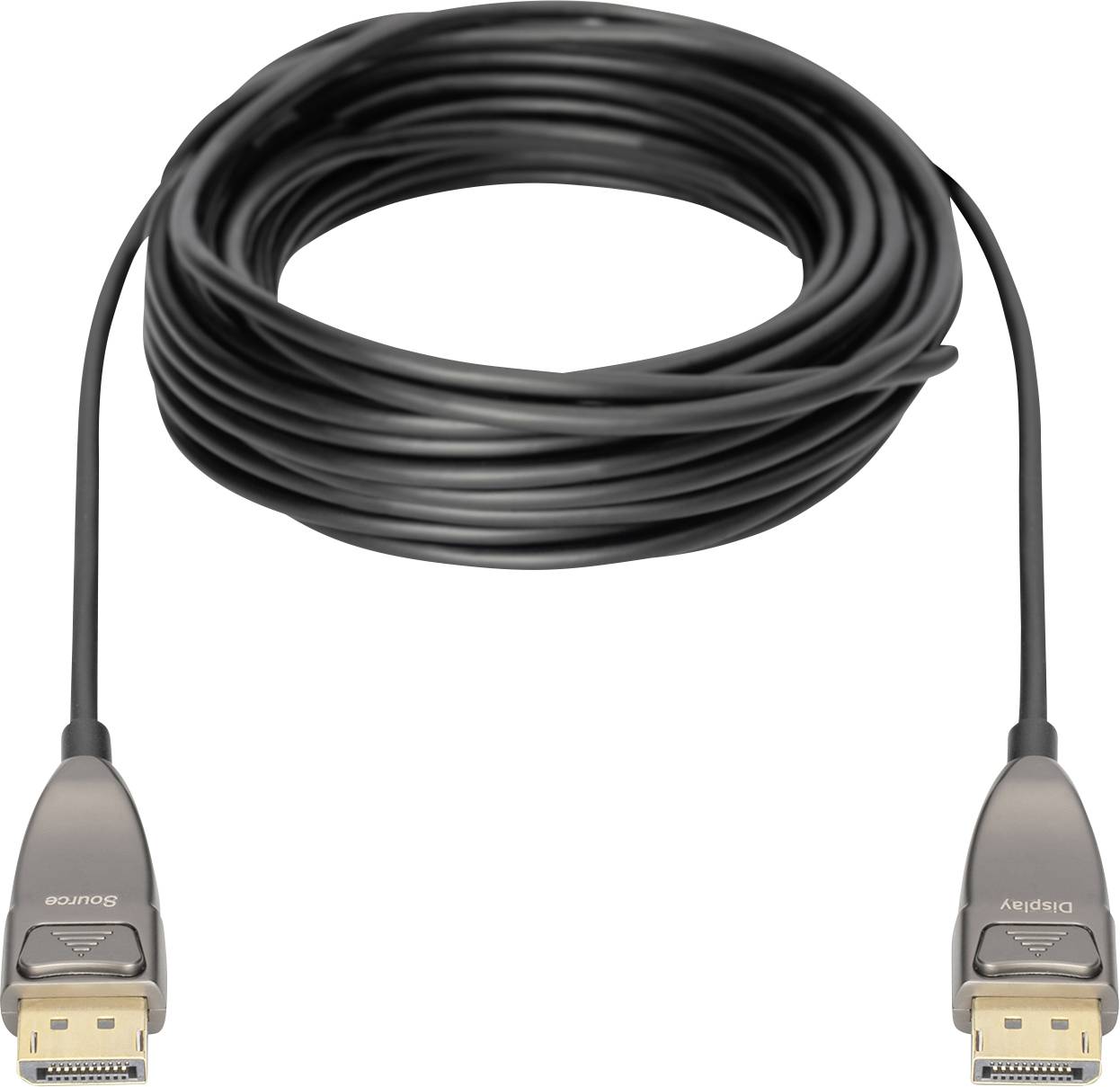 Digitus DisplayPort / Fibra ottica Cavo Spina DisplayPort, Spina DisplayPort 30.00 m Nero AK-340107-300-S UHD 8K; Cavo D-1