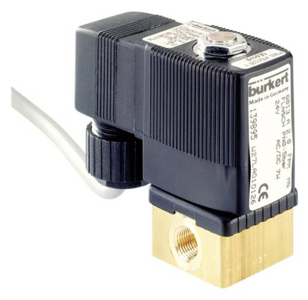 Bürkert Valvola di sollevamento 266293 6013 24 V G 1/4 Larghezza nom 6 mm Azione diretta 1 pz.