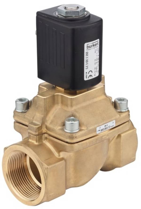 Bürkert Valvola a pistone 320874 6407 24 V manicotto NPT 1/2 Larghezza nom 13 mm Controllo assistito 1 pz.