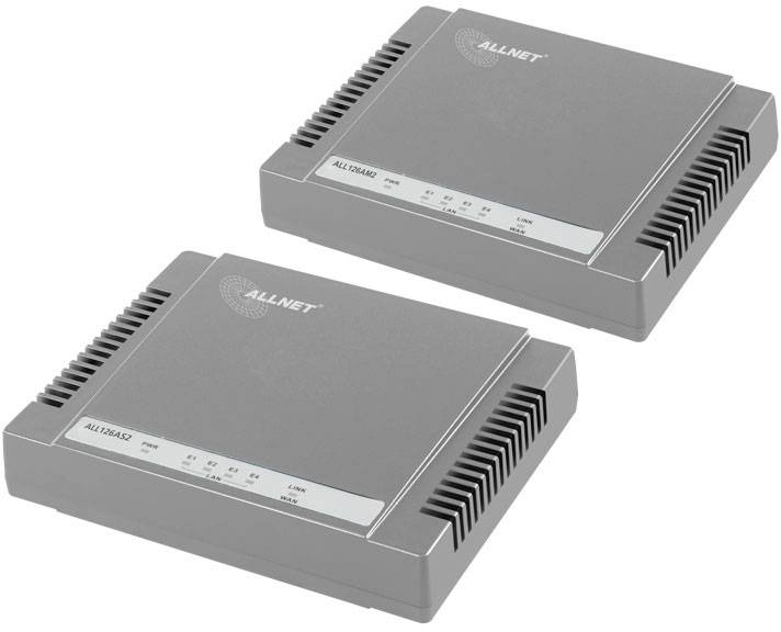Allnet ALL126Ax3 Bundle Estensore di rete 2 fili Raggio di azione (max.): 2500 m 1 KIT 100 MBit/s