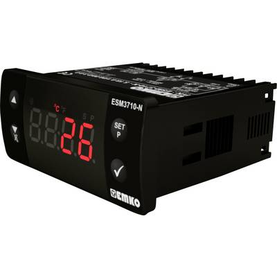Regolatore di temperatura digitale con display LED che mostra '26°C', modello ESM3710-N di Emko. Tasti di impostazione sul lato frontale.