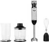 Tristar MX-4829 Frullatore ad immersione 1000 W con misurino, regolatore di velocità, Funzione turbo acciaio inox, Nero