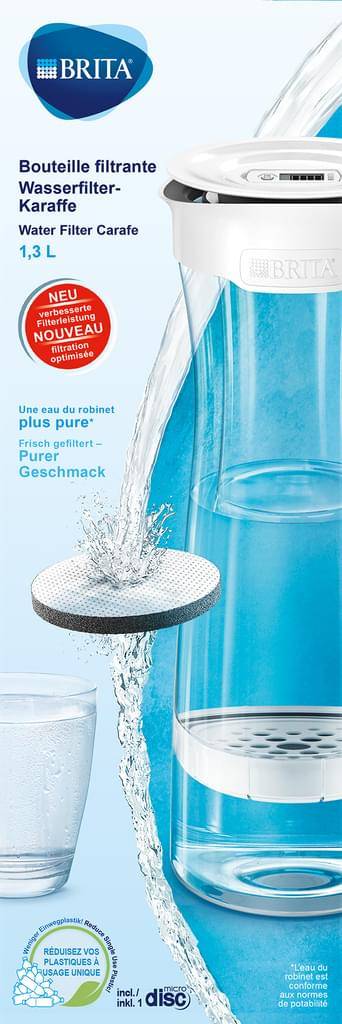 FILL BRITA Servire la bottiglia di filtrazione dell'acqua 1.3 L 051785-2