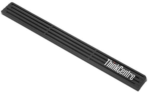 Una griglia di ventilazione nera con il logo 'ThinkCentre', appartenente a un case per computer.