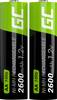 Green Cell HR6 Batteria ricaricabile Stilo (AA) NiMH 2600 mAh 1.2 V 2 pz.