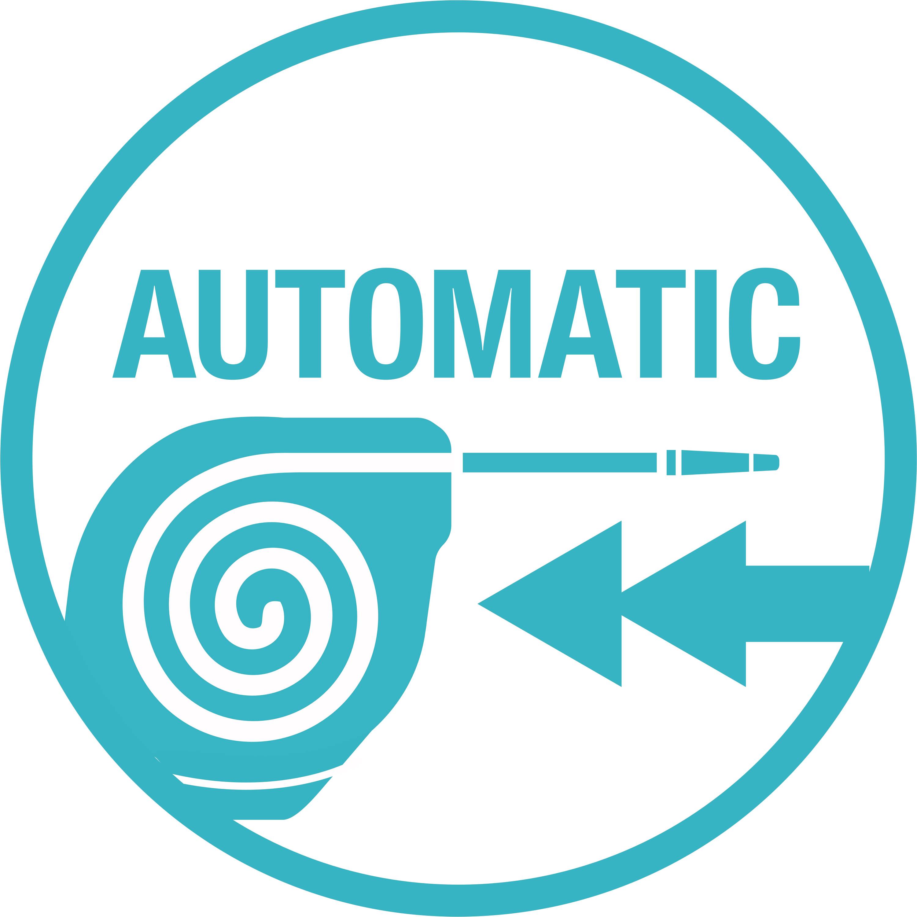 Un'icona mostra una lumaca con una penna arrotolata in un cerchio. Accanto c'è scritto 'AUTOMATIC' con una freccia che punta a sinistra.
