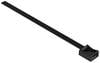 Hebotec Elemento di fissaggio per fascette per raggruppare, con base, da avvitare Lato morbido e lato rigido (L x A) 7.5 mm x 150 mm Nero 1 pz.