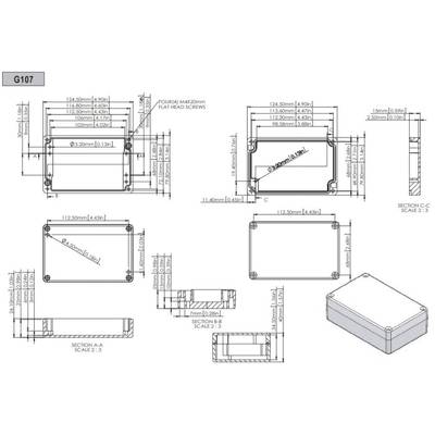 G107-IP67 Alloggiamento: Universale X: 80 Mm Y: 125 Mm Z: 40 Mm - Foto 10