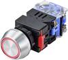 TRU COMPONENTS TC-9428132 LAS0-L-11EB/R/12V Pulsante 250 V 5 A 1x Off / (On) Momentaneo Rosso IP40 1 pz.