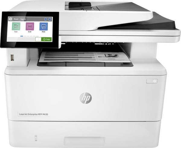 HP LaserJet Enterprise M430f MFP Stampante mutifunzione Laser Bianco Nero  A4, A4, A6 Stampante, scanner, fotocopiatrice, fax ADF, Fronte e retro, LAN, USB