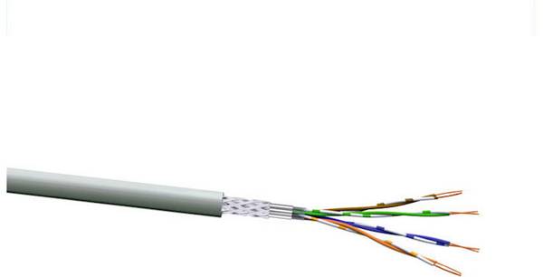 VOKA Kabelwerk 10307500 Cavo di rete CAT 5e SF/UTP 4 x 2 x 0.205 mm² + 1 x 2 x 0.205 mm² Grigio (RAL 7035) 500 m