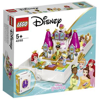 43193 LEGO® DISNEY Libro delle favole avventure con Arielle, belle, Cenerentola e Tiana