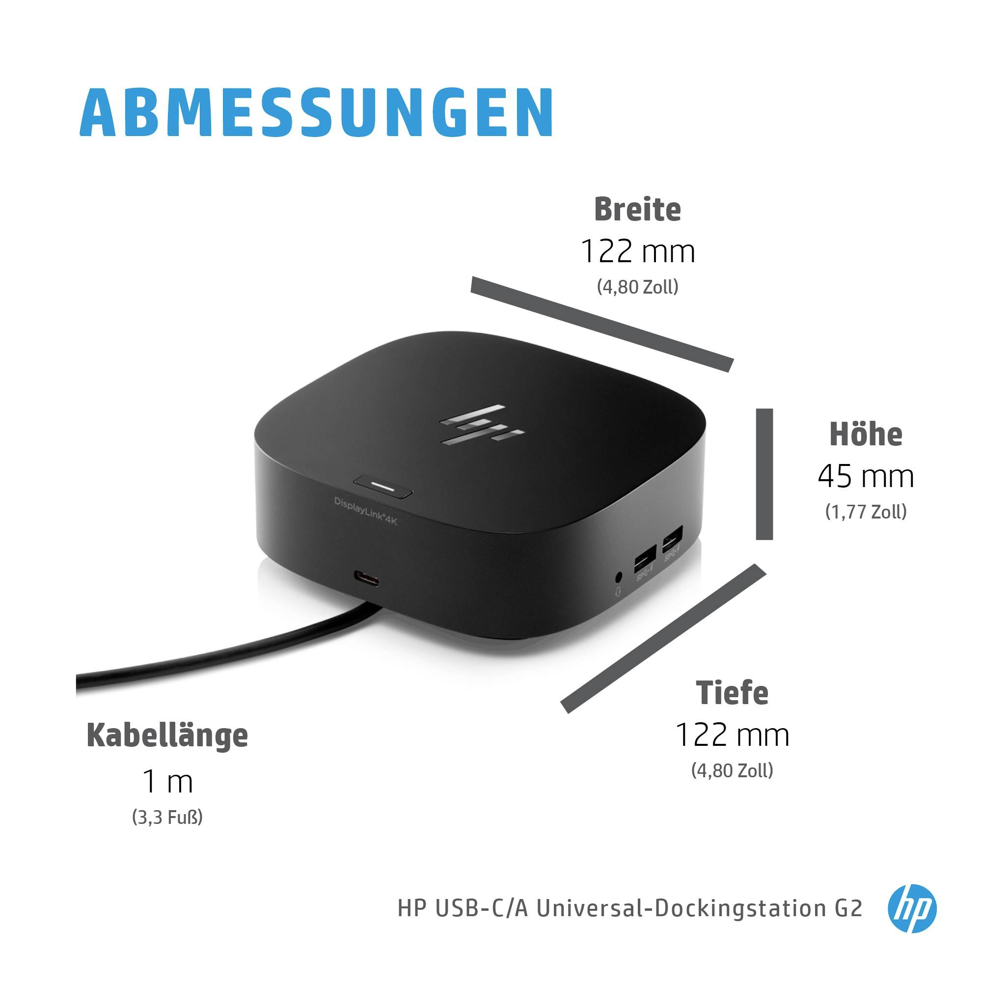 HP Docking station USB-C® Dock G5 Adatto per marchio: HP Alimentazione USB-C®-4