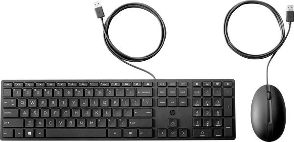 HP 320MK Cablato Kit tastiera, mouse  Tedesco, QWERTZ
