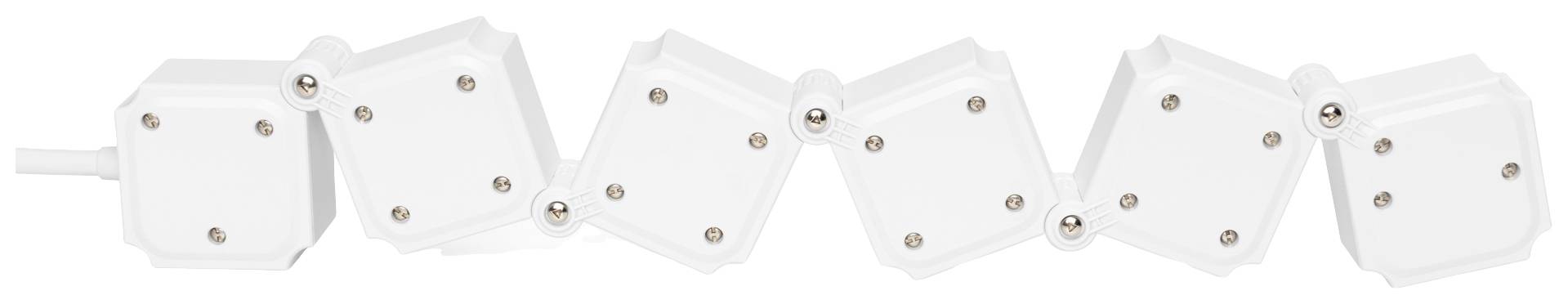 Digitus DA-70620 prolunghe e multiple 1,6 m 4 presa(e) AC Interno Nero, Bianco-1