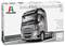 Kit di montaggio di un Volvo FH4 Globetrotter XL in scala 1:24 di Italeri, mostra un modello di camion dettagliato sulla confezione.