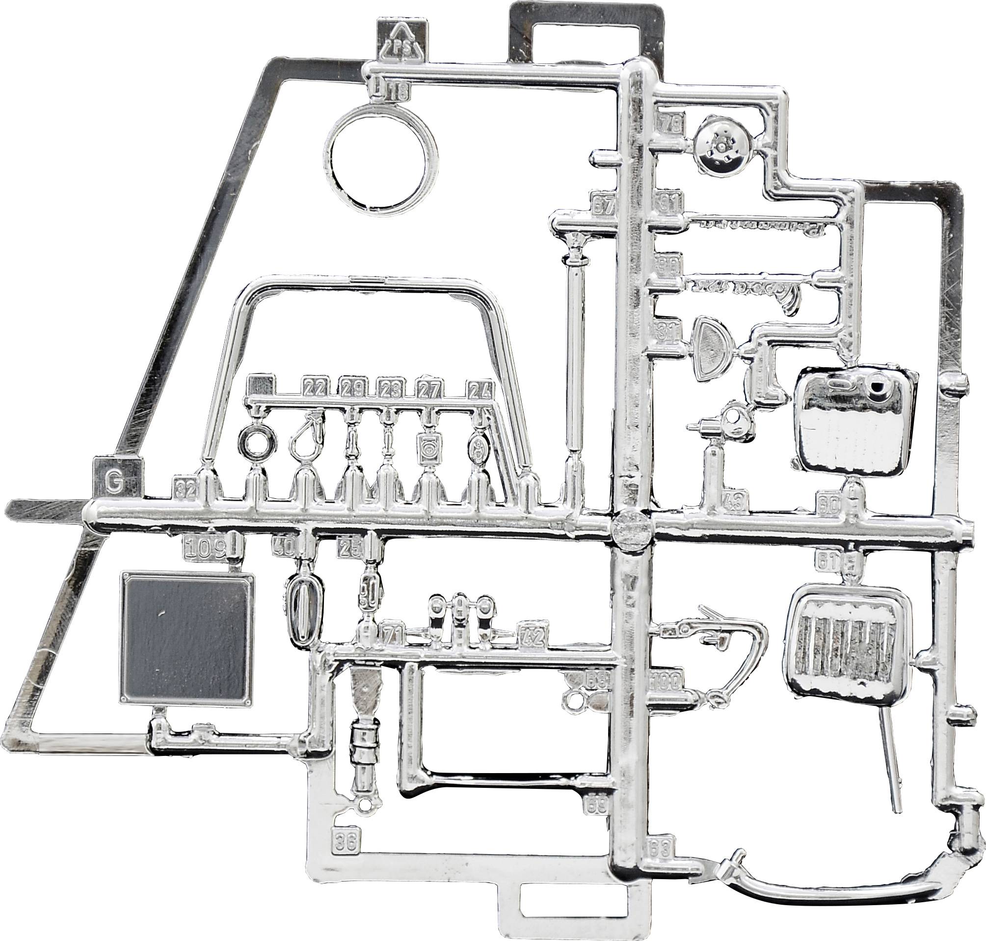 Diagramma dettagliato della pipeline del modello con vari componenti ed elementi di connessione, rappresentato su sfondo chiaro.