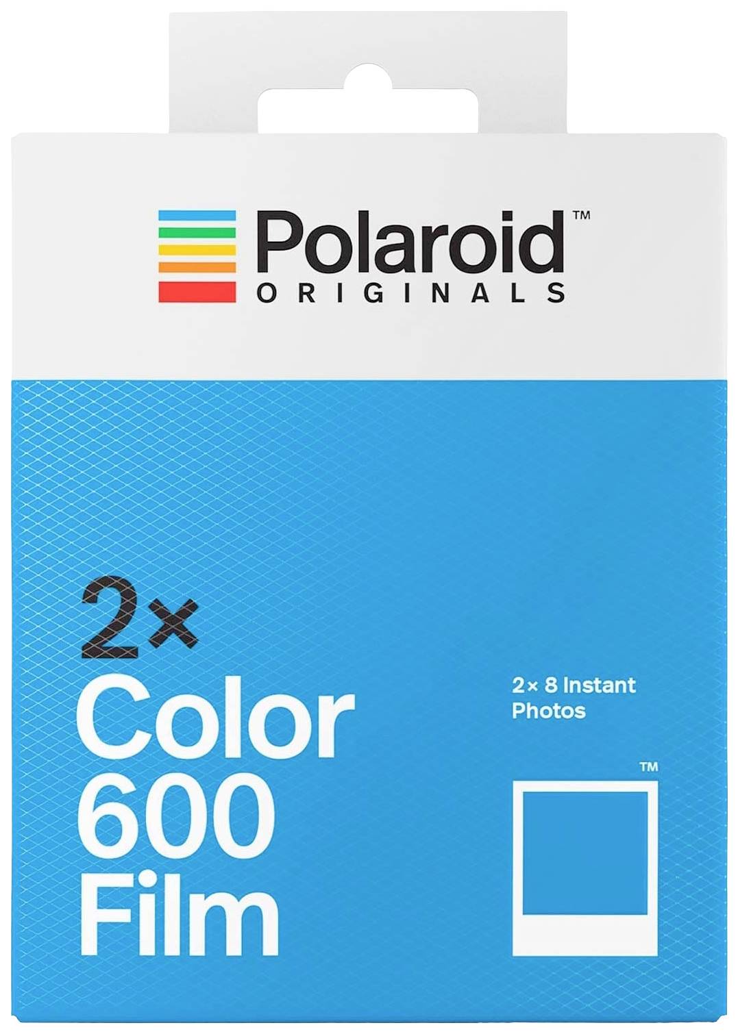 Polaroid Film 600 Color 16 foto 2x8 foto, colorate, cornice bianca-1