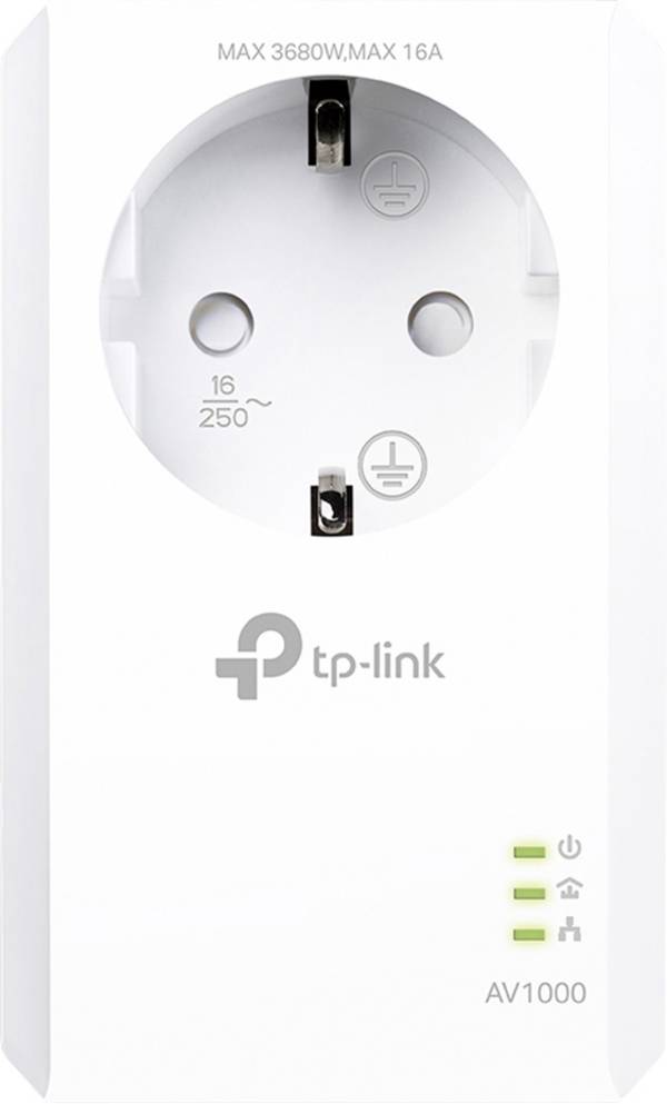 TP-LINK AV1000-Gigabit-Powerline-Adapter Adattatore singolo Powerline TL-PA7017P   1000 MBit/s