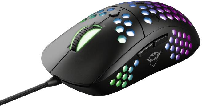 Trust GXT960 graphin lightweight Mouse USB Nero 6 Tasti 200 dpi, 10000 dpi Illuminato-9