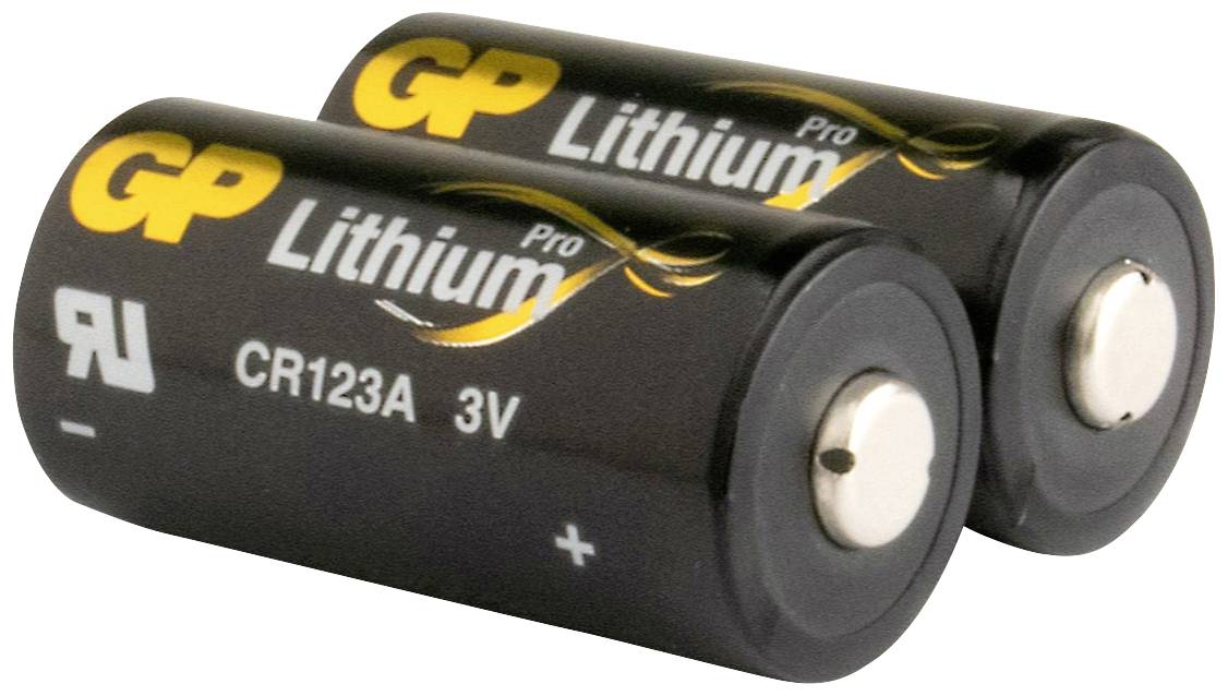 GP GPCR123APRO476C2 Batteria per fotocamera CR-123A Litio 1400 mAh 3 V 2 pz.