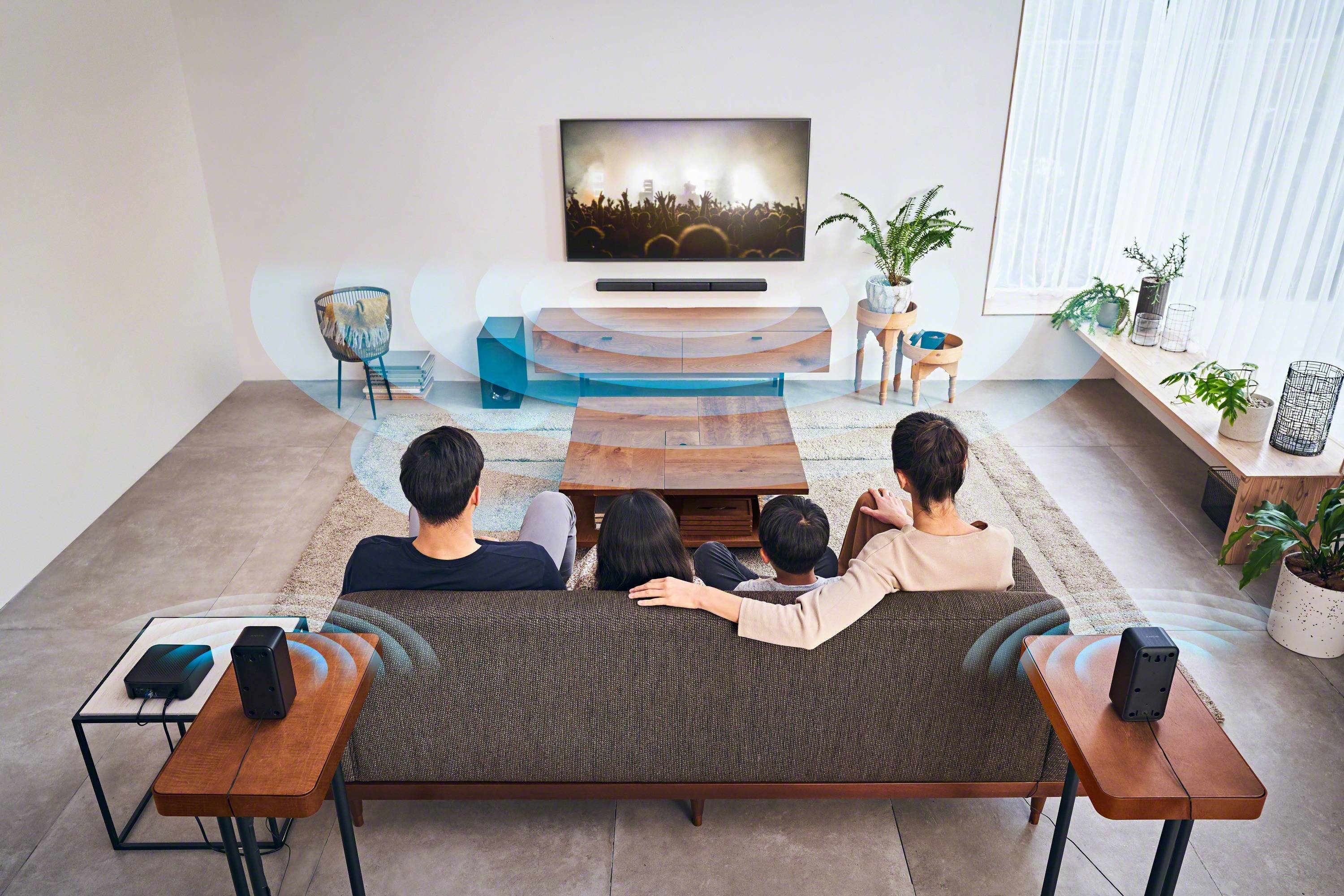 Sony HTS40R Soundbar TV Dolby Digital con Autoparlanti Posteriori Wireless Nero-6