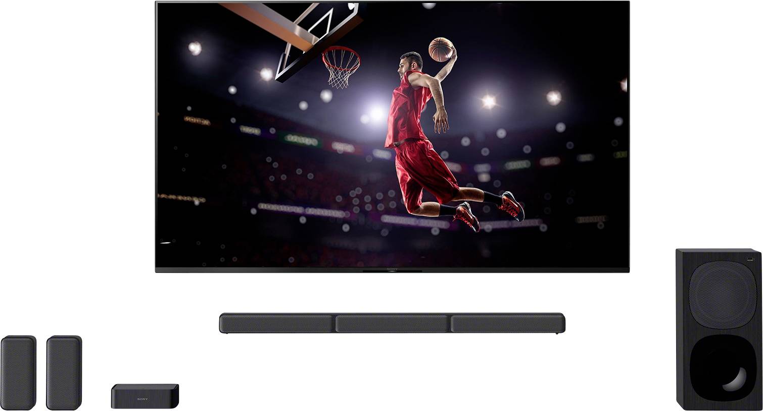 Sony HTS40R Soundbar TV Dolby Digital con Autoparlanti Posteriori Wireless Nero-13