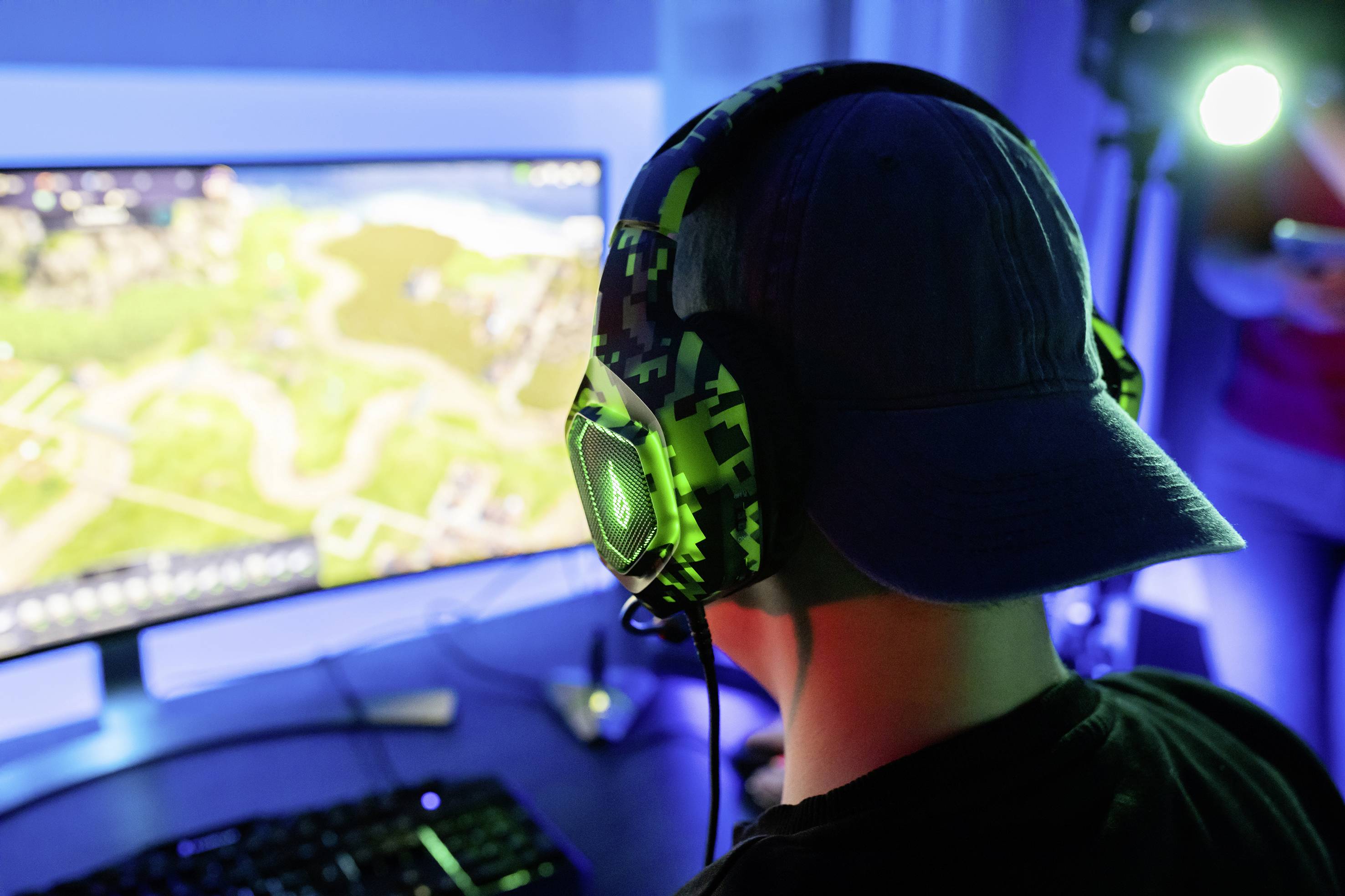 SureFire Skirmish Auricolare Cablato A Padiglione Gaming USB tipo A Nero, Mimetico, Verde-1
