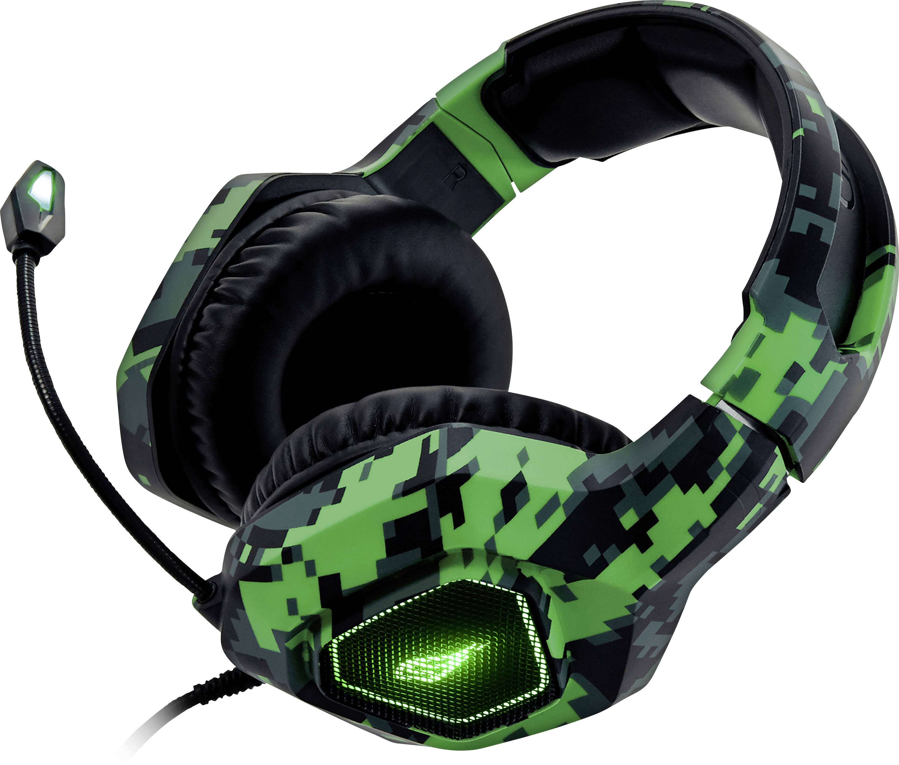 SureFire Skirmish Auricolare Cablato A Padiglione Gaming USB tipo A Nero, Mimetico, Verde-8