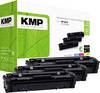 KMP Toner sostituisce HP HP 201X (CF401X, CF403X, CF402X) Compatibile Imballo multiplo Ciano, Magenta, Giallo 2300 pagine H-T215VX 2536,3030