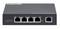 Estensore PoE Ultra Gigabit a 4 porte Intellinet con cinque porte Ethernet, LED per l'indicazione dello stato, idoneo all'estensione della rete.