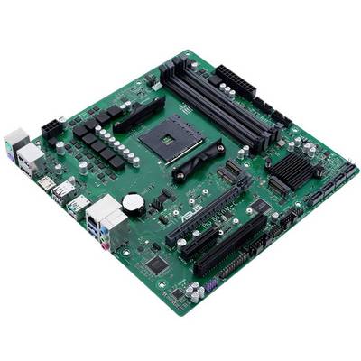 Una scheda madre verde con vari connettori, slot e componenti per l'installazione di hardware.