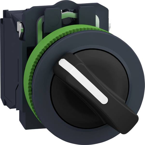 Schneider Electric XB5FD21 Selettore 30/22 mm Interruttore rotativo Nero 2 x 90 °  1 pz. Pezzo