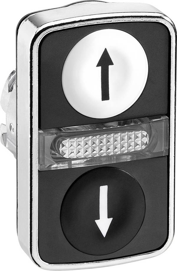 Schneider Electric ZB4BW7A1724  azzerabile (Ø) 22 mm ↑/↓ Cromo 1 pz. Pezzo