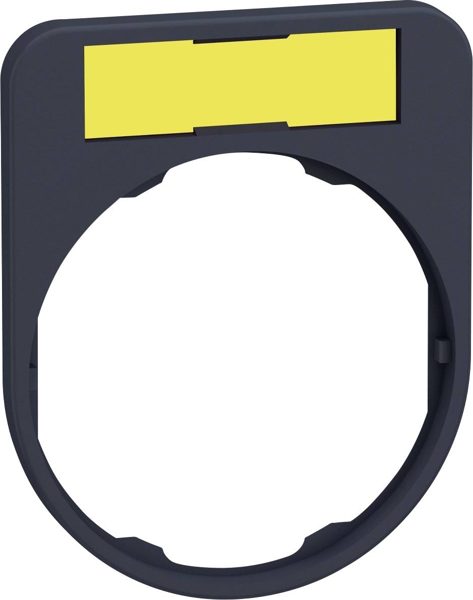 Schneider Electric ZBYF4101 ZBYF4101 Supporto targhetta (L x L x A) 50 x 40 x 40 mm senza etichette Grigio scuro 10 pz.