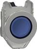 Schneider Electric XB4FVB6 Spia luminosa Anello frontale in metallo Blu 1 pz. Pezzo
