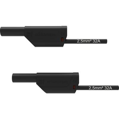 Due connettori neri, con l'iscrizione '2,5mm² 32A', mostrano diverse prospettive.
