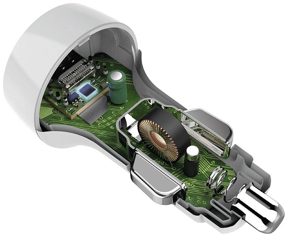Hama Caricabatterie per auto Power Delivery (PD)/Qualcomm ® 18 W. 12 V, 24 V-1