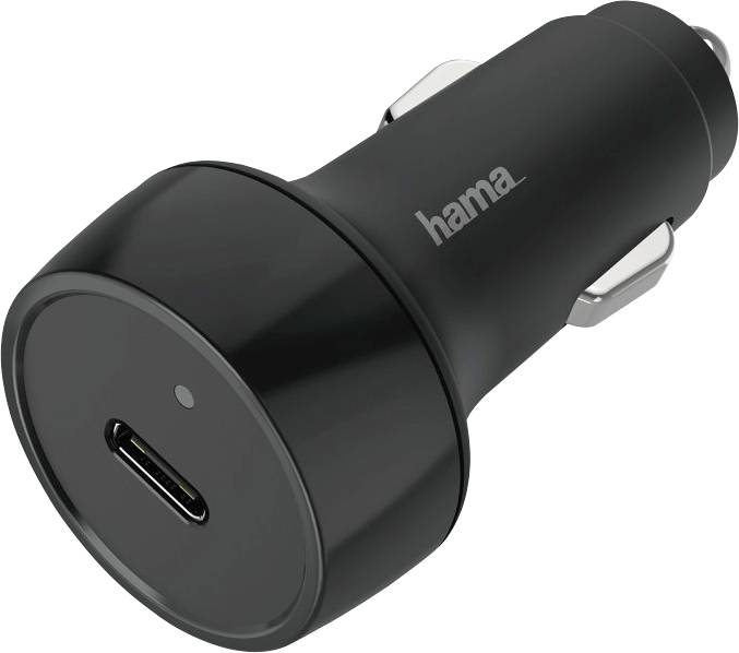 Hama Caricabatterie per auto Power Delivery (PD)/Qualcomm ® 18 W. 12 V, 24 V-0