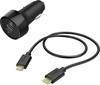 Hama Caricabatterie per auto Power Delivery (PD)/Qualcomm ® 18 W + cavo USB-C. 12 V, 24 V