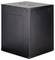 Armadio server nero per computer con pannello frontale solido e pannelli superiori ventilati, utilizzato per alloggiare e proteggere server ed apparecchiature di rete.