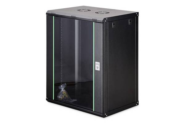 Digitus DN-19 16-U-EC-SW Armadio rack da parete 19" (L x A x P) 600 x 816 x 450 mm 16 U Nero (RAL 9005)