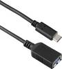 Targus Cavo USB USB 3.2 Gen1 Spina USB-C®, Presa USB-A 0.15 m Nero ACC923EU