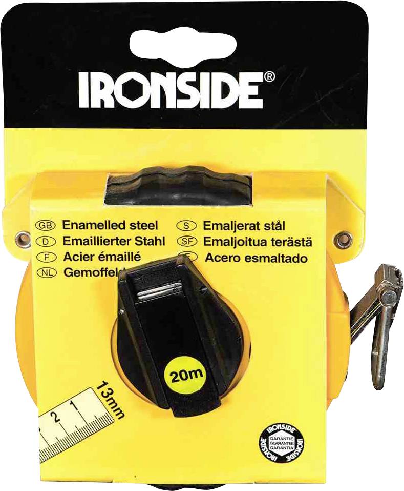 IRONSIDE 150220 Metro a nastro 20 m Acciaio