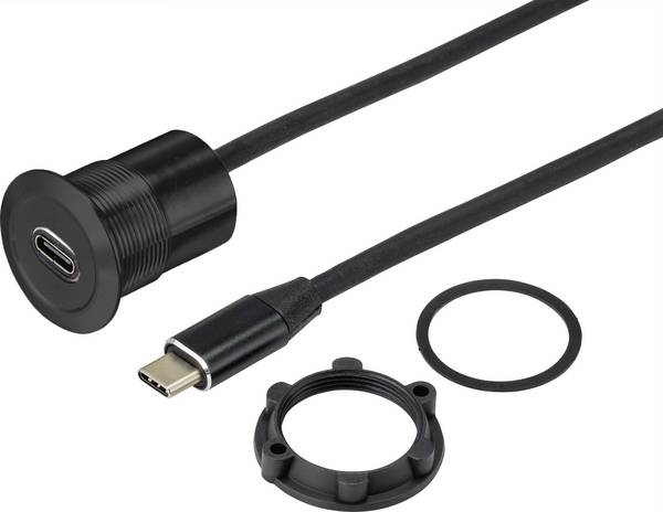 <br> TRU COMPONENTS<br> TC-9534348<br> Prese da incasso USB<br> Presa<br> Spessore pannello: 1-10 mm<br> Contenuto: 1 pz.<br>