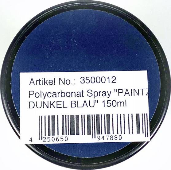 Absima Vernice Lexan policarbonato Blu scuro Barattolo 150 ml