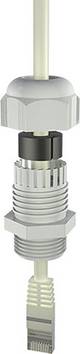 Bopla 12002418 Pressacavo filettato  M20  Poliammide 6 Grigio (RAL 7035) 1 pz.