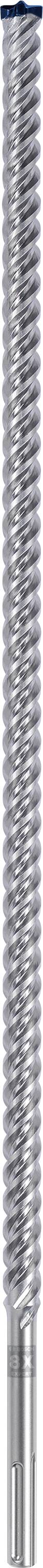 Punta per metallo con taglienti a spirale e finitura lucida. Utilizzata per forare superfici metalliche.